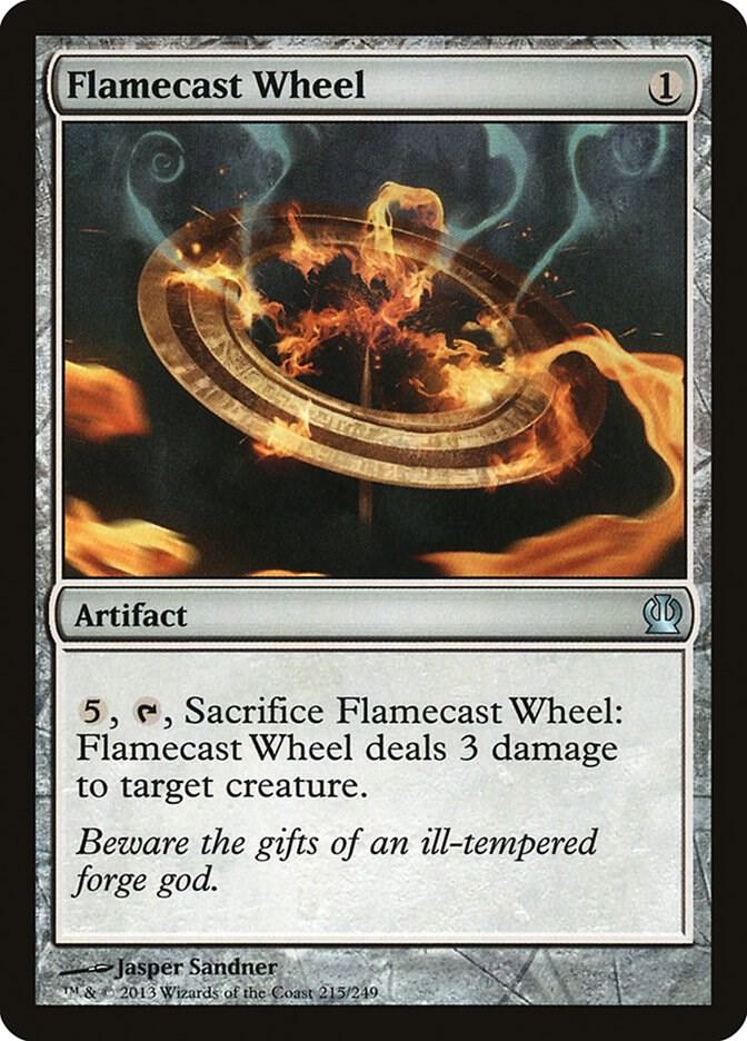 Flamecast Wheel 215 card from Theros