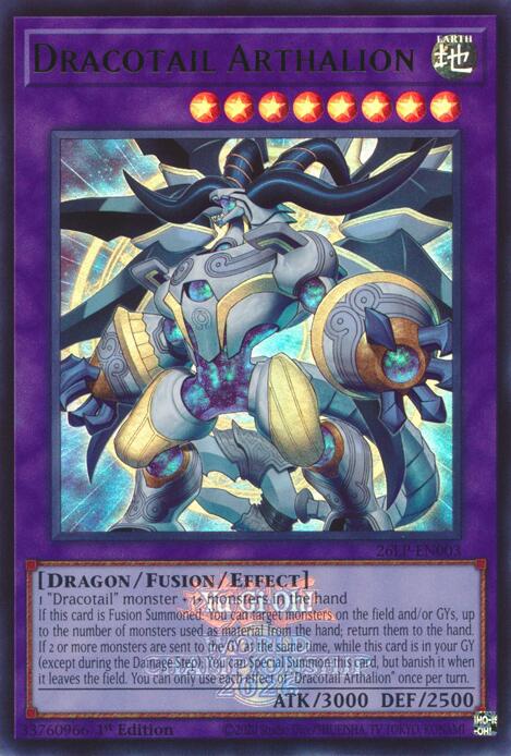 Dracotail Arthalion (Emblazoned) 26LP-EN003 card from Limited Pack World Championship 2026