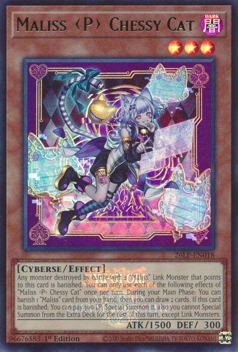 Maliss P Chessy Cat (Emblazoned) 26LP-EN018 card from Limited Pack World Championship 2026