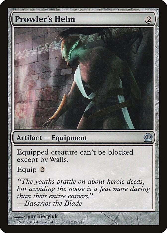 Prowler's Helm 219 card from Theros
