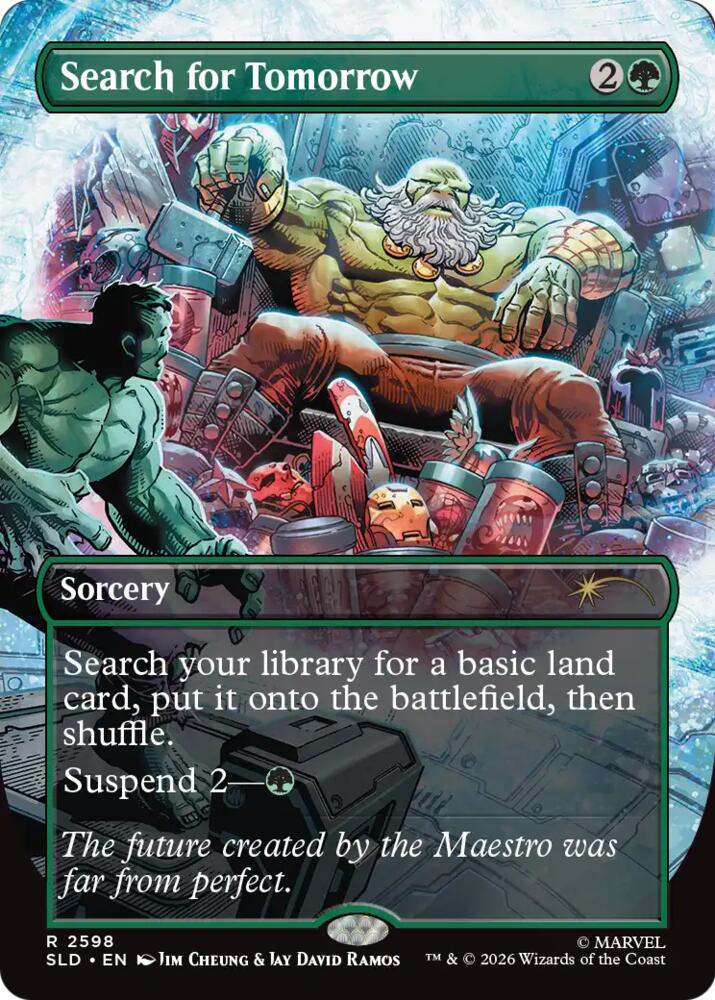 Search for Tomorrow 2598 card from Secret Lair Drop Series