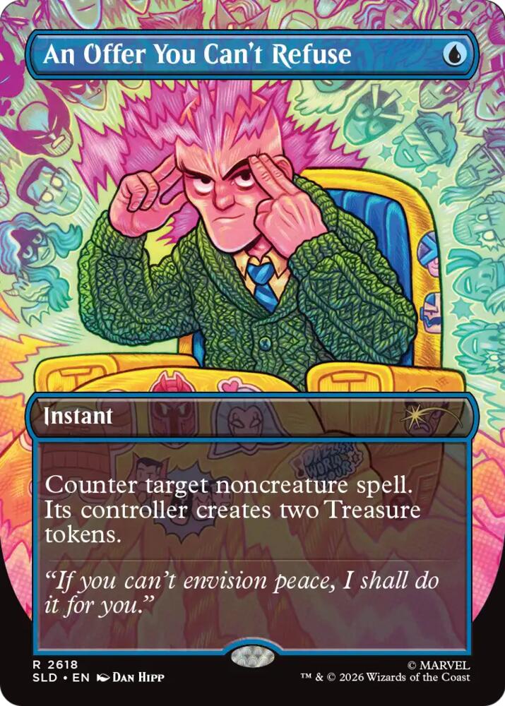 An Offer You Can't Refuse 2618 card from Secret Lair Drop Series