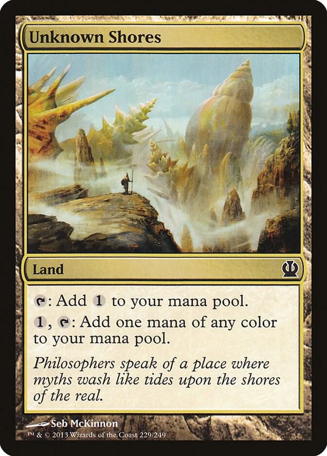 Unknown Shores 229 card from Theros