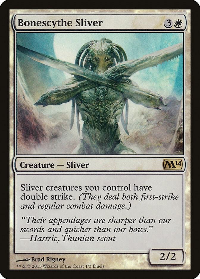 Bonescythe Sliver 1 card from Media Promos