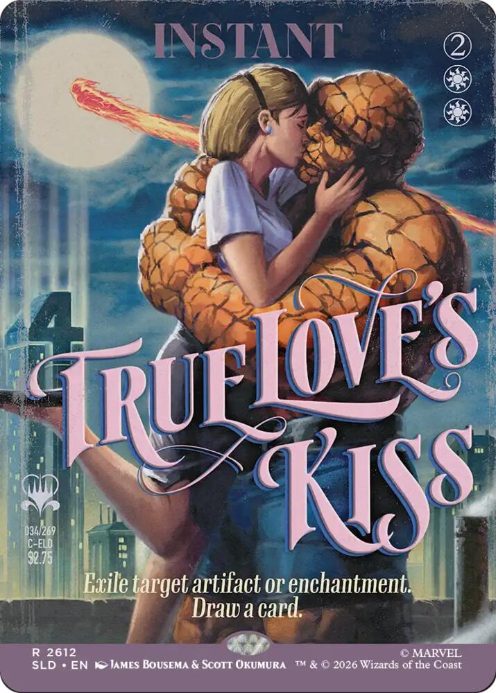 True Love's Kiss 2612 card from Secret Lair Drop Series