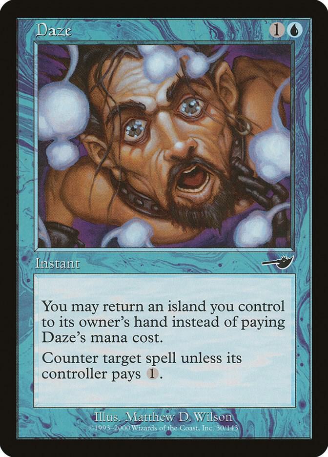 Daze 30 card from Nemesis