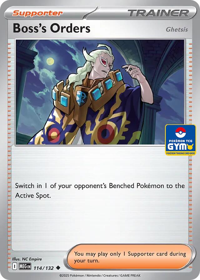 Boss's Orders [Ghetsis] (GYM) 114/132 card from Southeast Asia Exclusives