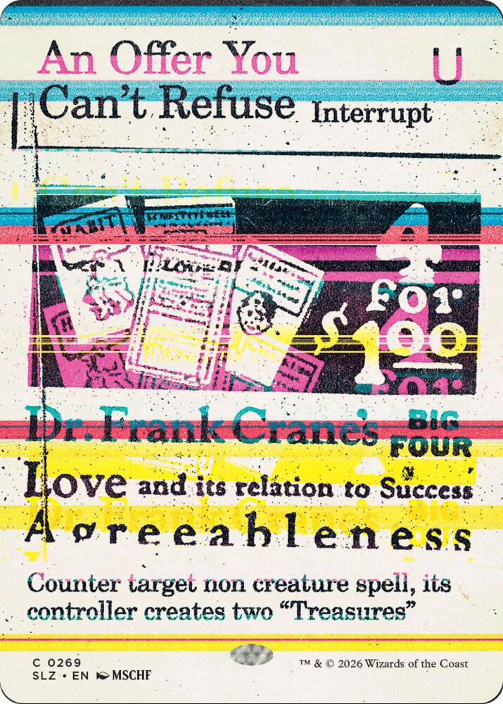An Offer You Can't Refuse 269 card from Secret Lair x MSCHF: The Zeta Set