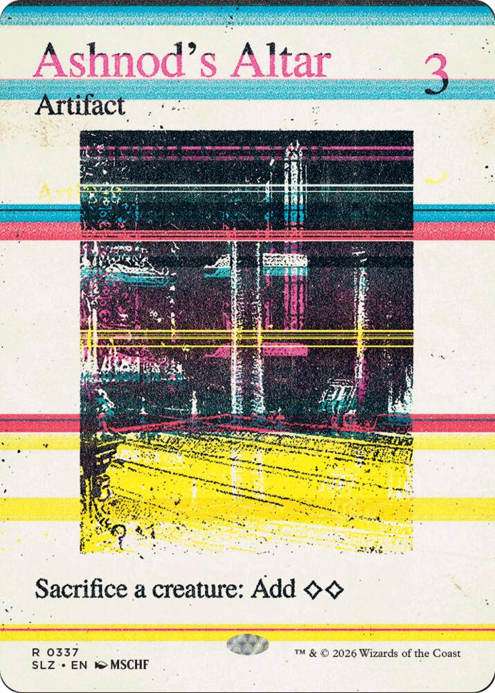 Ashnod's Altar 337 card from Secret Lair x MSCHF: The Zeta Set