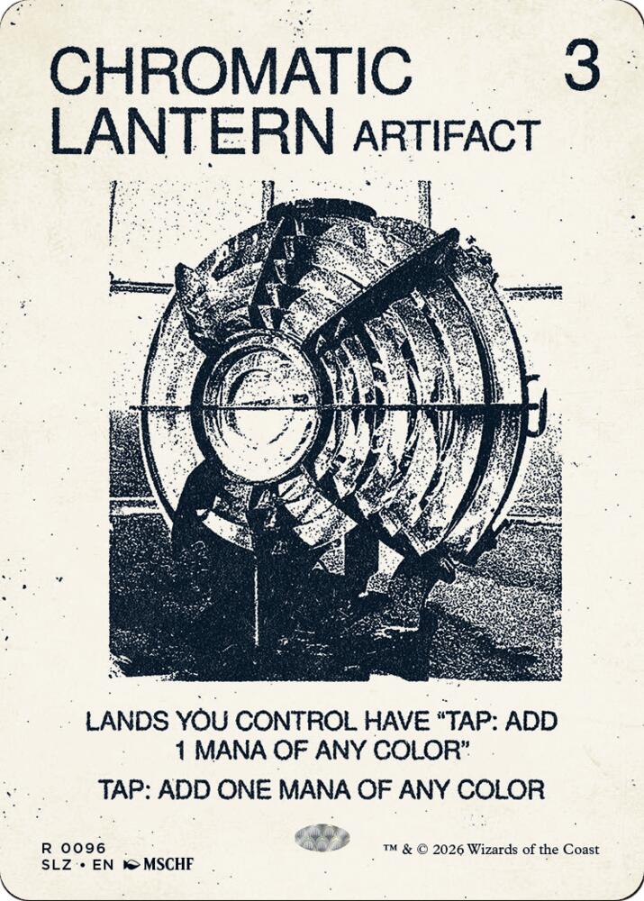 Chromatic Lantern 96 card from Secret Lair x MSCHF: The Zeta Set
