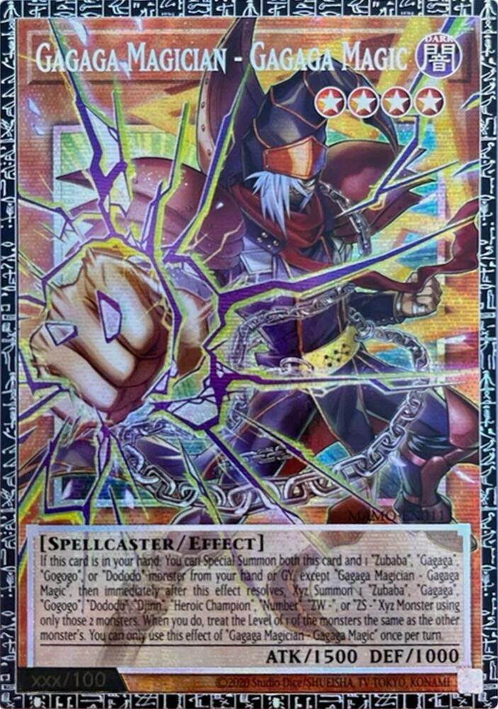 Gagaga Magician - Gagaga Magic (GMR) MAMO-EN011 card from Magnificent Monsters