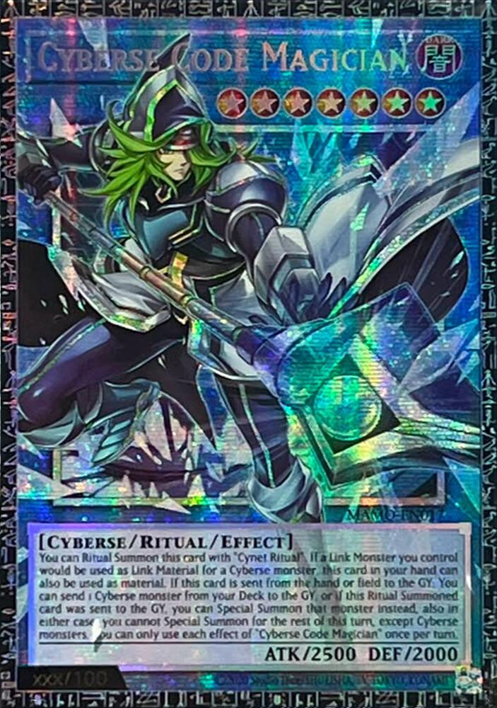 Cyberse Code Magician (GMR) MAMO-EN017 card from Magnificent Monsters