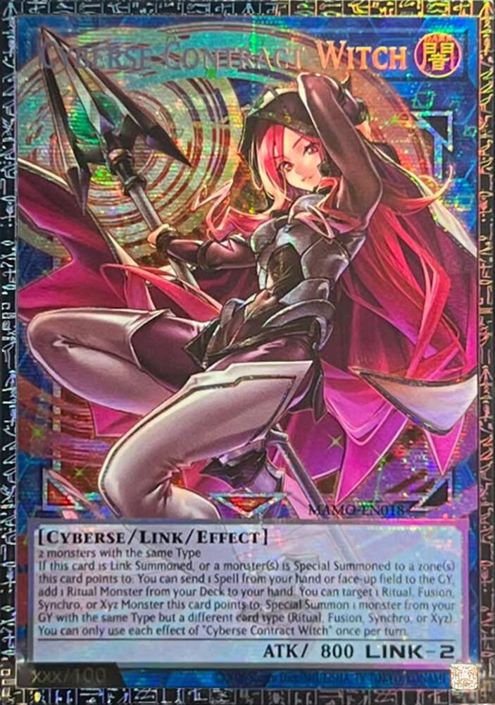 Cyberse Contract Witch (GMR) MAMO-EN018 card from Magnificent Monsters