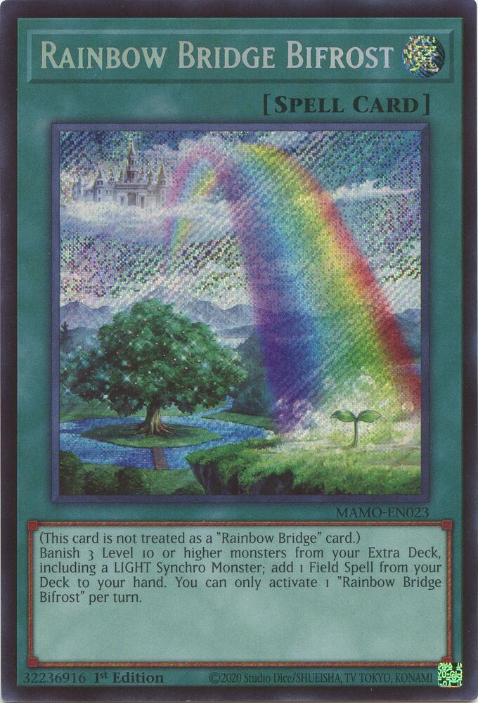 Rainbow Bridge Bifrost (Secret Rare) MAMO-EN023 card from Magnificent Monsters