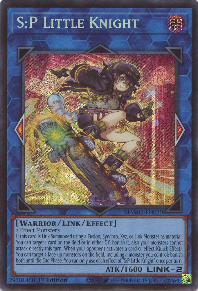 S:P Little Knight (Secret Rare) MAMO-EN030 card from Magnificent Monsters