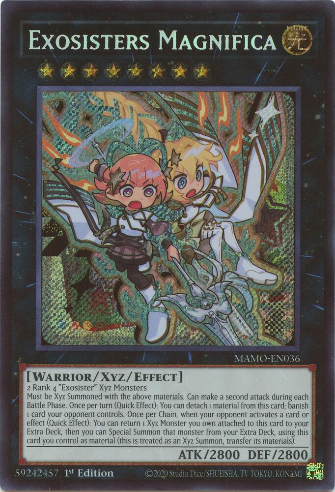 Exosisters Magnifica (Secret Rare) MAMO-EN036 card from Magnificent Monsters