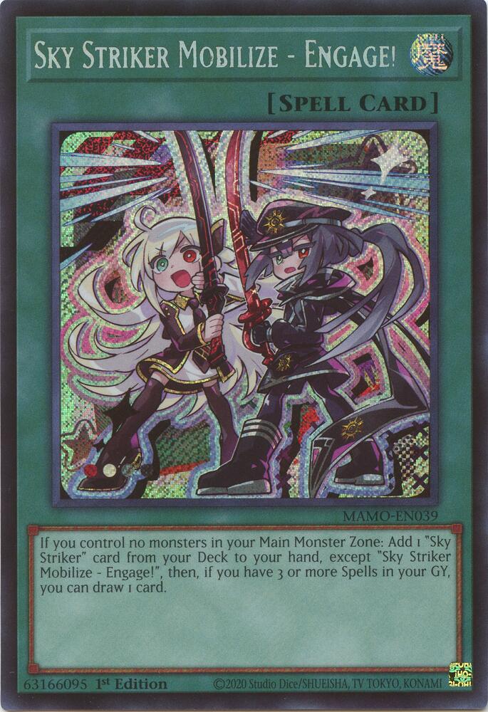 Sky Striker Mobilize - Engage! (Secret Rare) MAMO-EN039 card from Magnificent Monsters