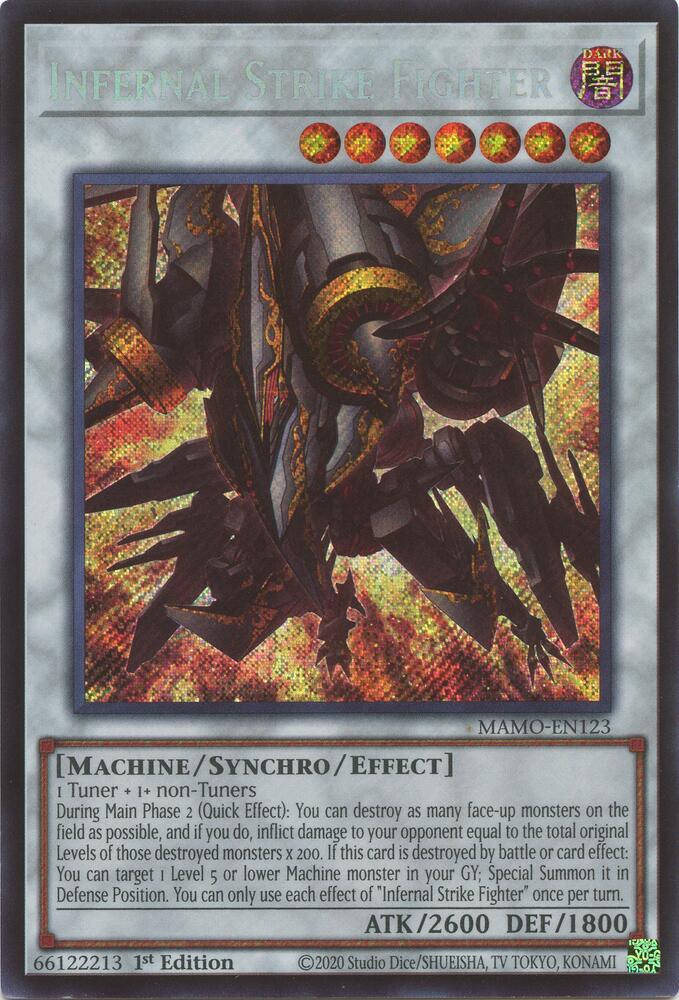 Infernal Strike Fighter MAMO-EN123 card from Magnificent Monsters