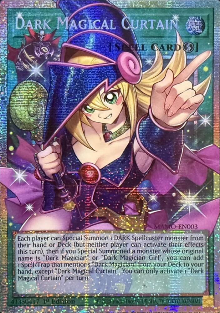 Dark Magical Curtain (Starlight Rare) (Extended Art) MAMO-EN003 card from Magnificent Monsters
