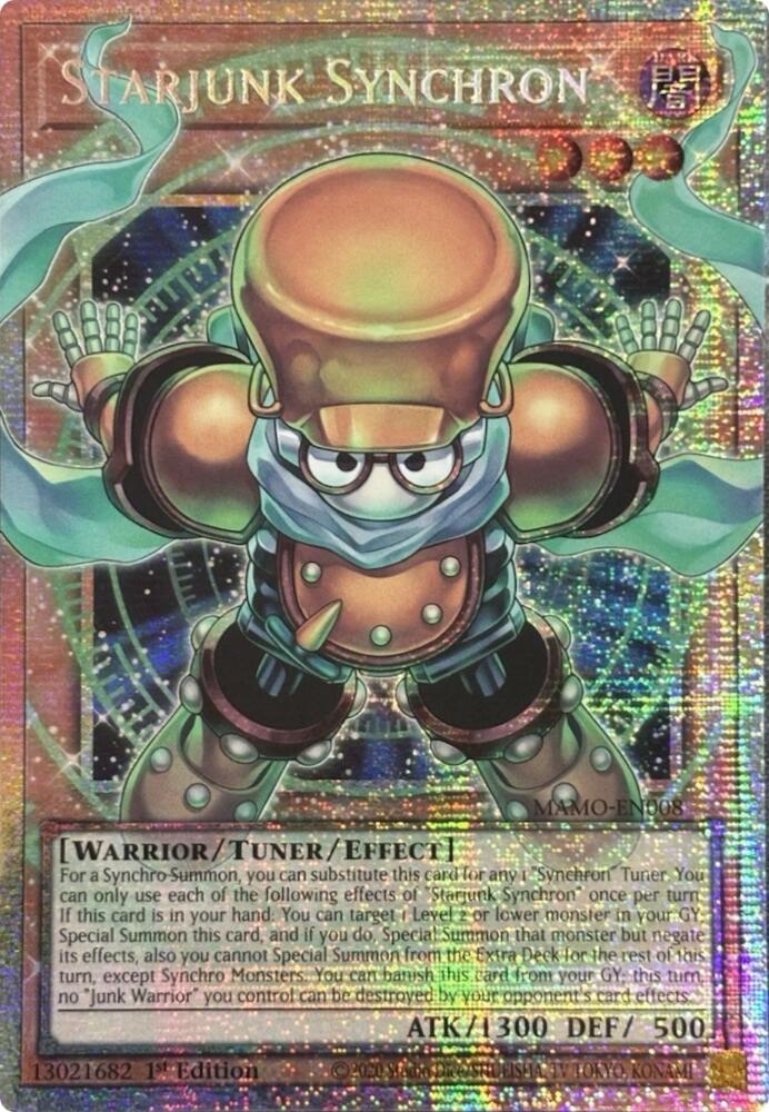 Starjunk Synchron (Starlight Rare) (Extended Art) MAMO-EN008 card from Magnificent Monsters