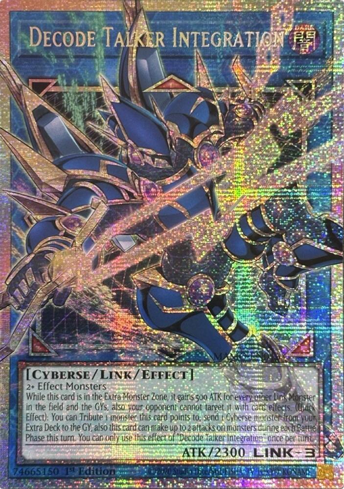 Decode Talker Integration (Starlight Rare) (Extended Art) MAMO-EN016 card from Magnificent Monsters