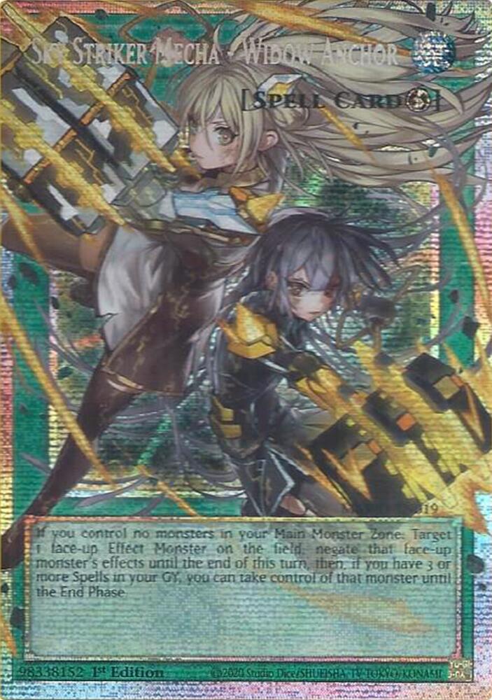 Sky Striker Mecha - Widow Anchor (Starlight Rare) MAMO-EN019 card from Magnificent Monsters