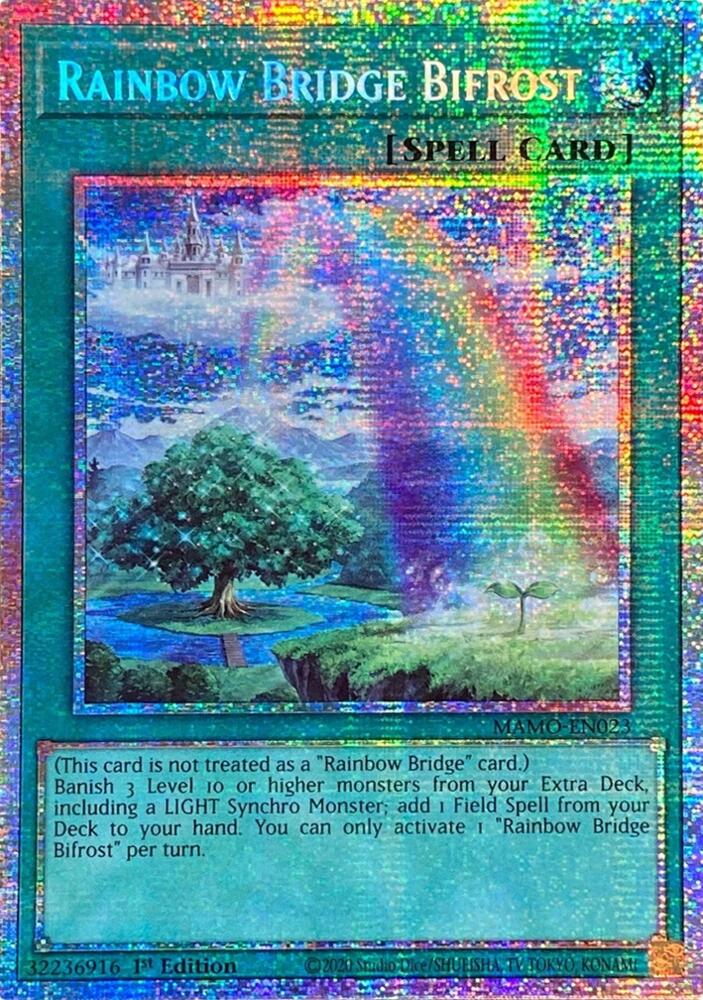 Rainbow Bridge Bifrost (Starlight Rare) MAMO-EN023 card from Magnificent Monsters