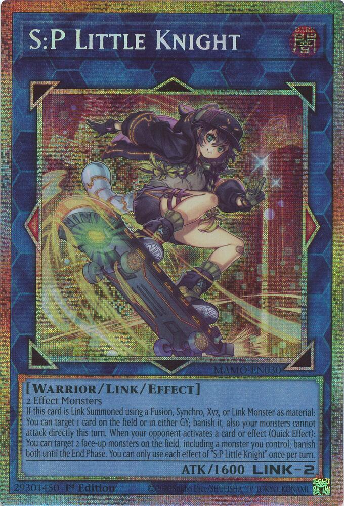 S:P Little Knight (Starlight Rare) MAMO-EN030 card from Magnificent Monsters