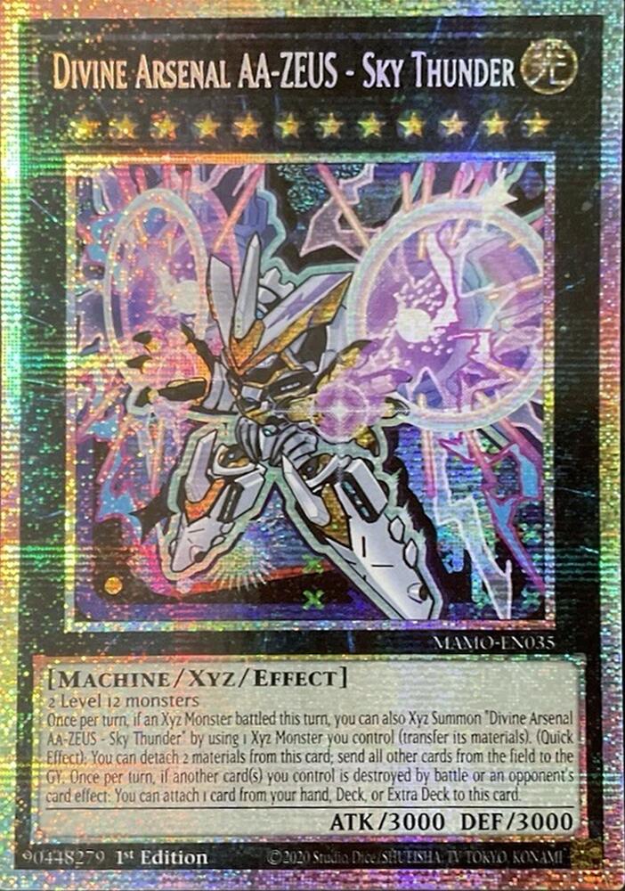 Divine Arsenal AA-ZEUS - Sky Thunder (Starlight Rare) MAMO-EN035 card from Magnificent Monsters