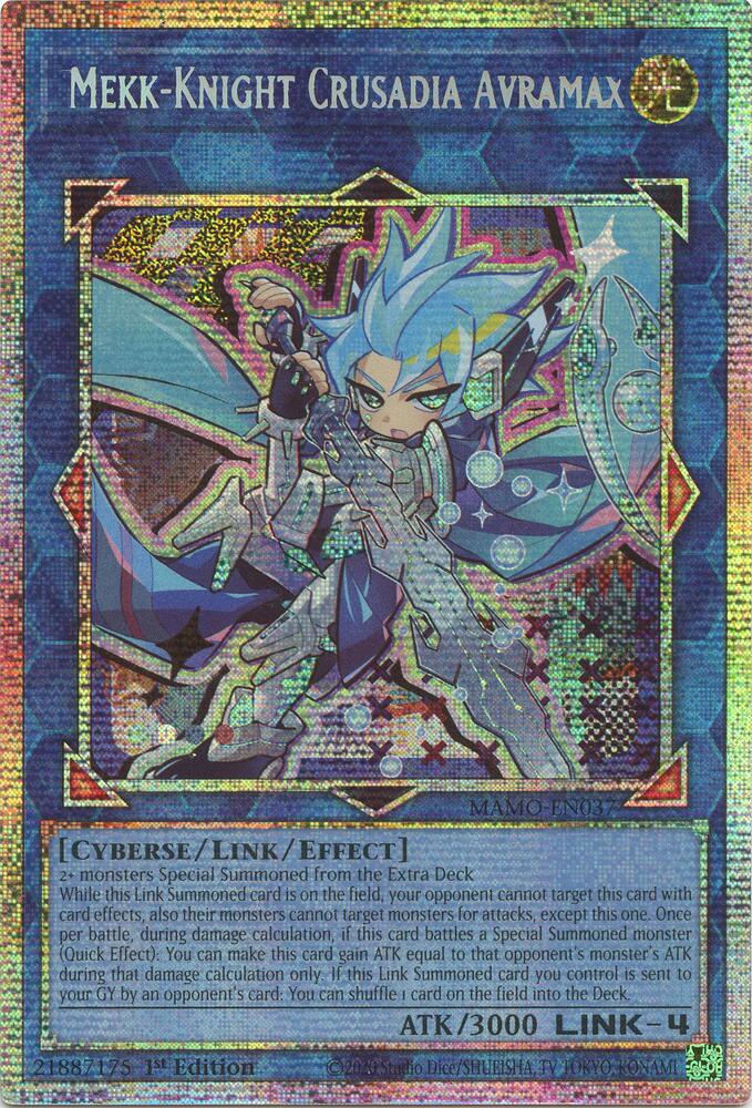 Mekk-Knight Crusadia Avramax (Starlight Rare) MAMO-EN037 card from Magnificent Monsters