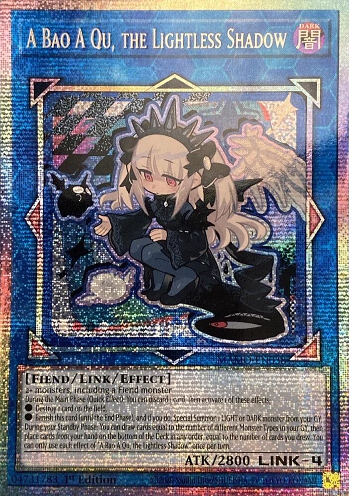 A Bao A Qu, the Lightless Shadow (Starlight Rare) MAMO-EN038 card from Magnificent Monsters
