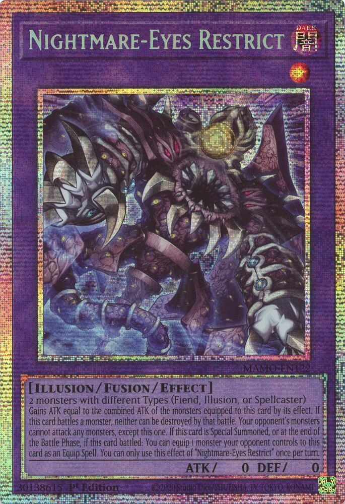 Nightmare-Eyes Restrict (Starlight Rare) MAMO-EN122 card from Magnificent Monsters