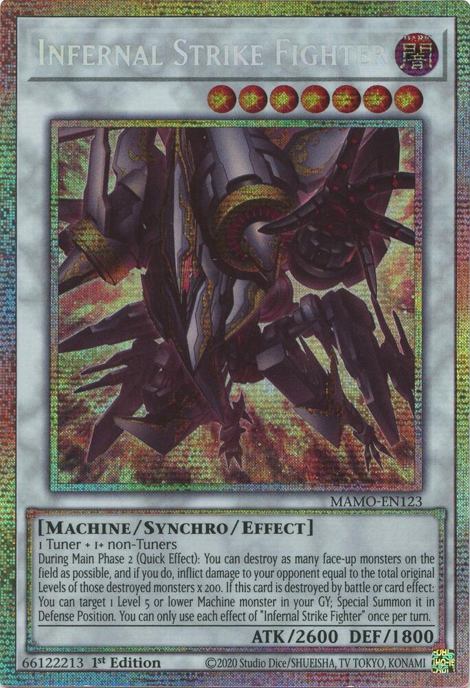 Infernal Strike Fighter (Starlight Rare) MAMO-EN123 card from Magnificent Monsters