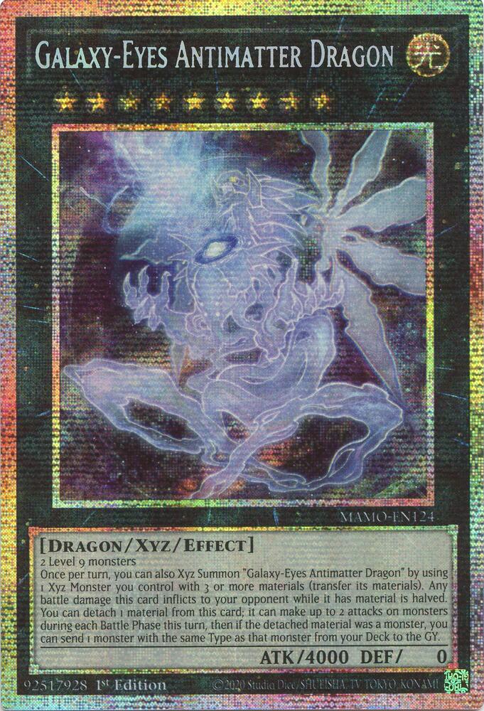 Galaxy-Eyes Antimatter Dragon (Starlight Rare) MAMO-EN124 card from Magnificent Monsters
