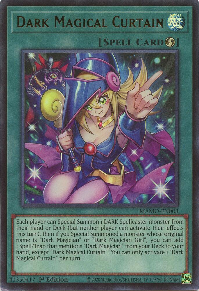 Dark Magical Curtain MAMO-EN003 card from Magnificent Monsters