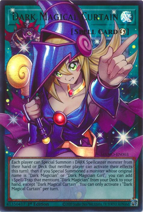 Dark Magical Curtain (Extended Art) MAMO-EN003 card from Magnificent Monsters