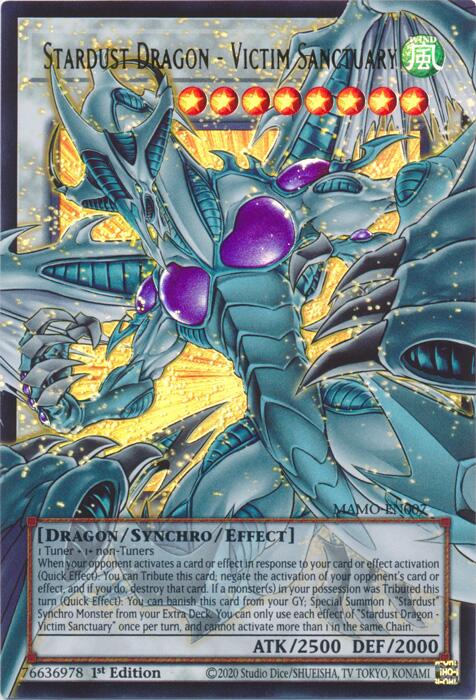 Stardust Dragon - Victim Sanctuary (Extended Art) MAMO-EN007 card from Magnificent Monsters