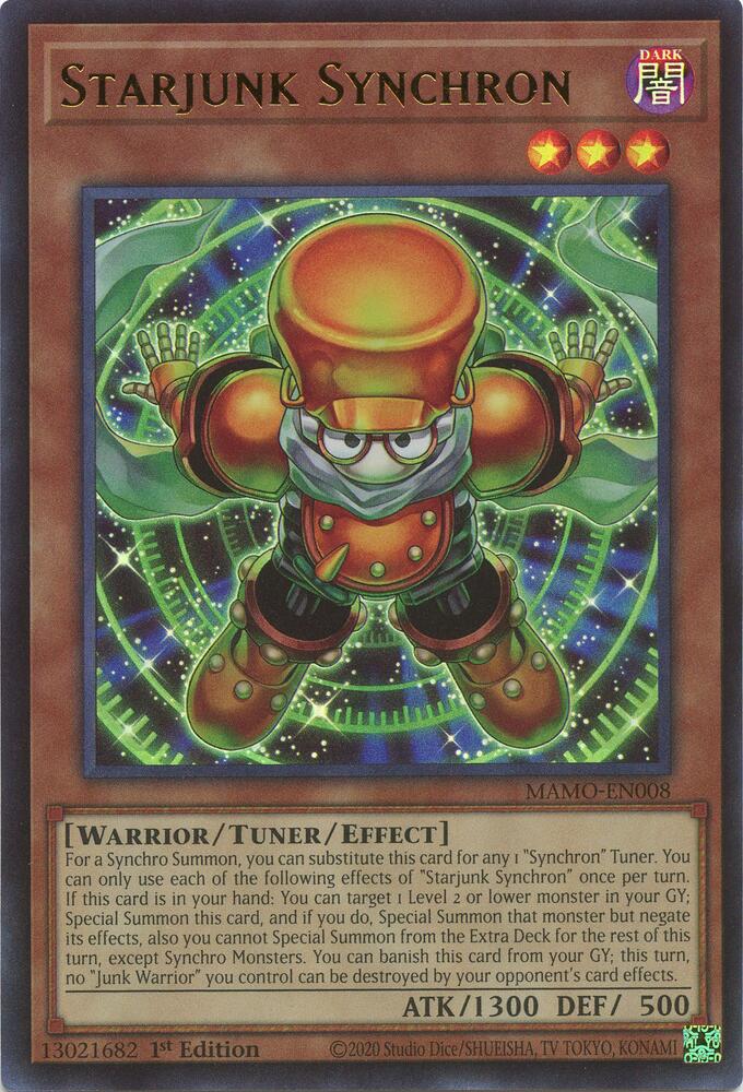 Starjunk Synchron MAMO-EN008 card from Magnificent Monsters