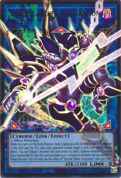 Decode Talker Integration (Extended Art) MAMO-EN016 card from Magnificent Monsters