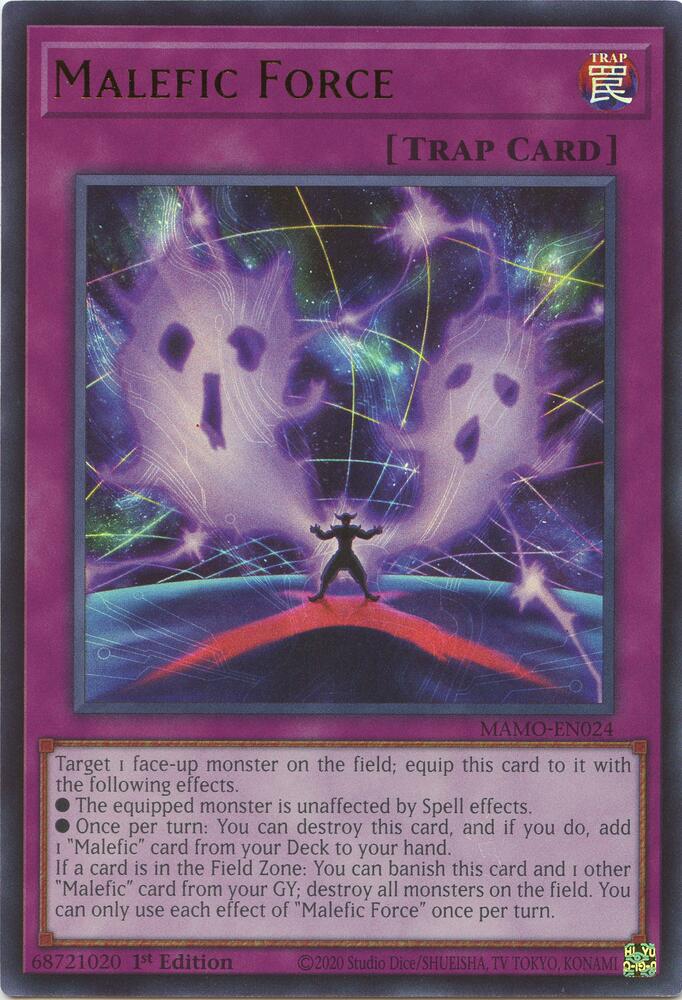 Malefic Force MAMO-EN024 card from Magnificent Monsters