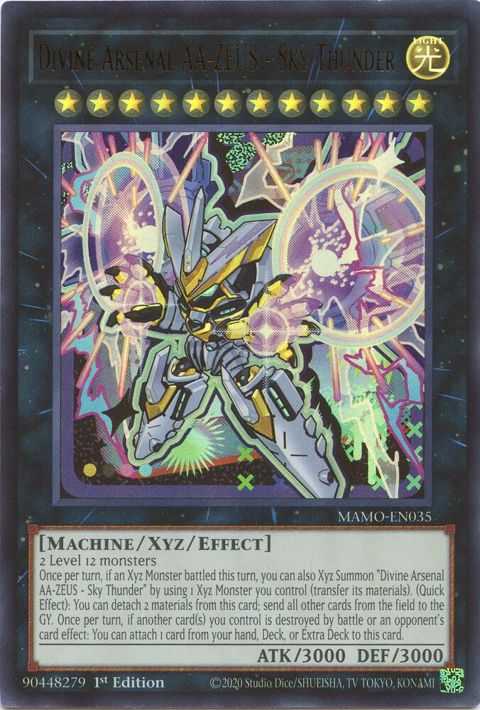 Divine Arsenal AA-ZEUS - Sky Thunder MAMO-EN035 card from Magnificent Monsters