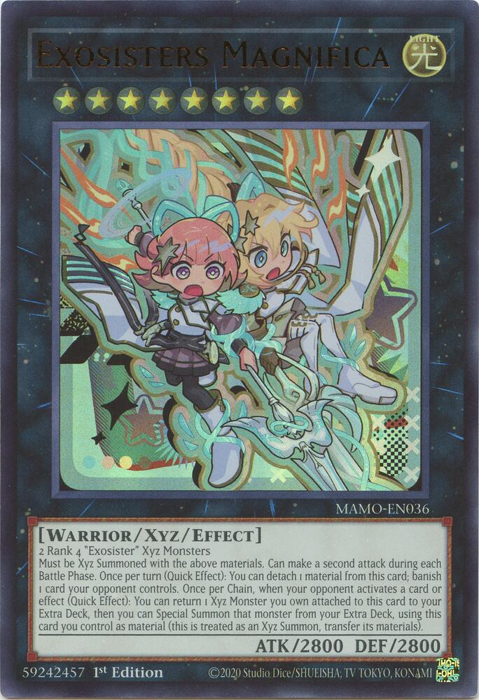 Exosisters Magnifica MAMO-EN036 card from Magnificent Monsters