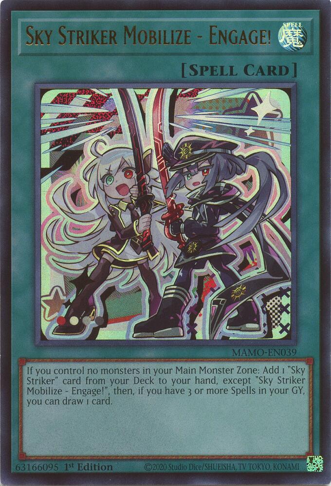 Sky Striker Mobilize - Engage! MAMO-EN039 card from Magnificent Monsters