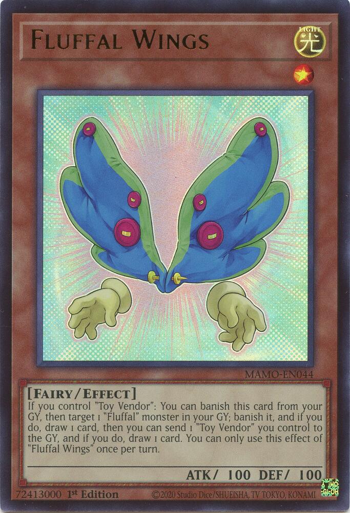 Fluffal Wings MAMO-EN044 card from Magnificent Monsters