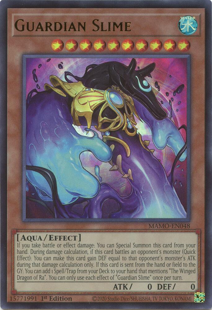 Guardian Slime MAMO-EN048 card from Magnificent Monsters
