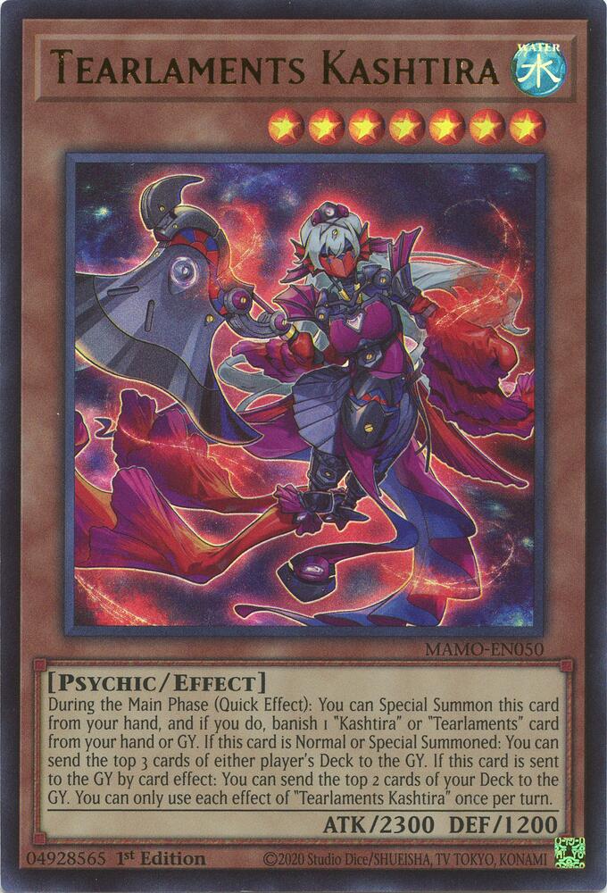 Tearlaments Kashtira MAMO-EN050 card from Magnificent Monsters
