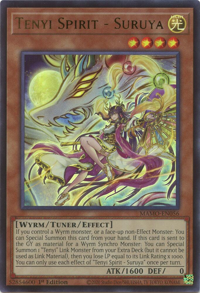 Tenyi Spirit - Suruya MAMO-EN056 card from Magnificent Monsters