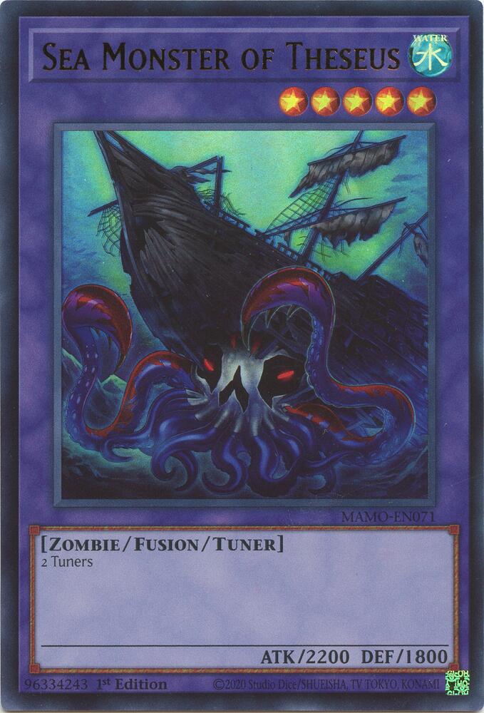 Sea Monster of Theseus MAMO-EN071 card from Magnificent Monsters