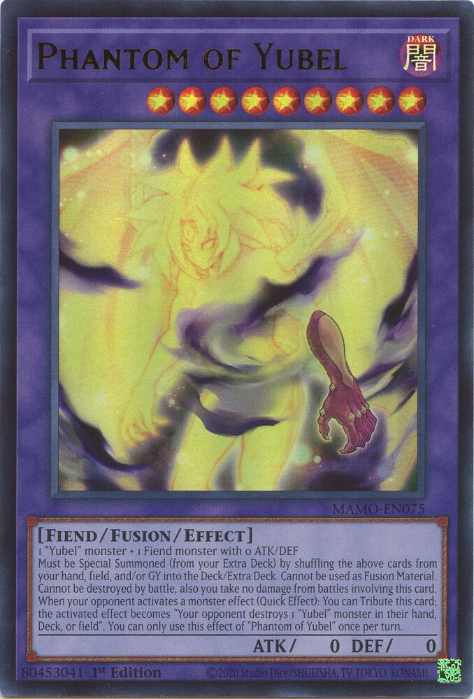 Phantom of Yubel MAMO-EN075 card from Magnificent Monsters