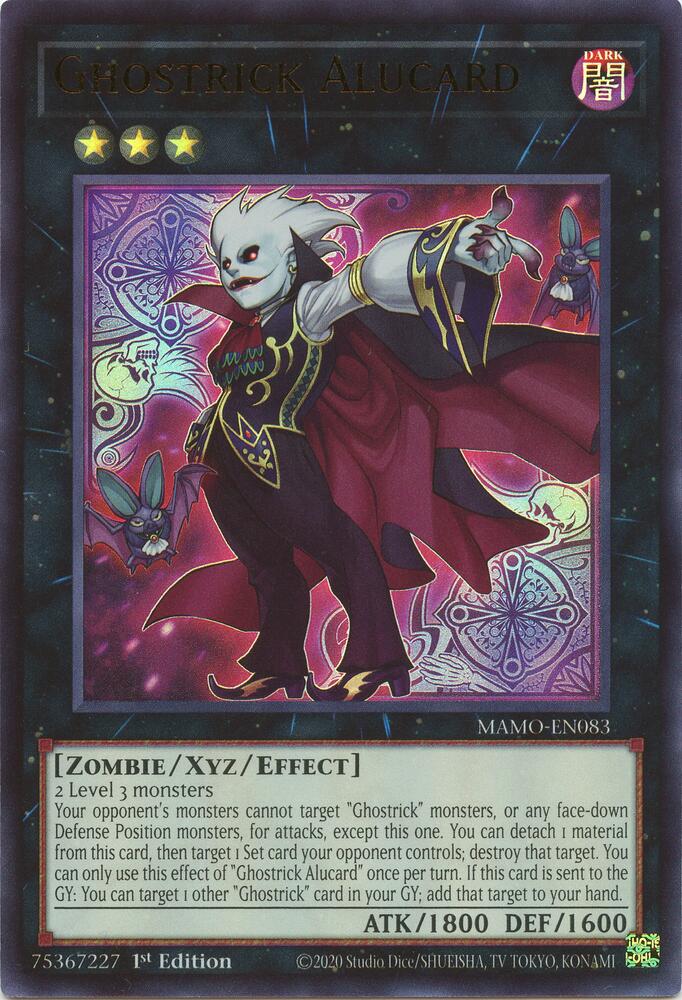 Ghostrick Alucard MAMO-EN083 card from Magnificent Monsters